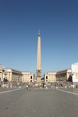 Fototapeta na wymiar auf dem Petersplatz in Rom