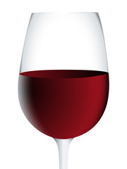 a glass of wine