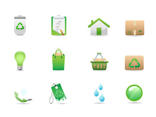 green eco icons