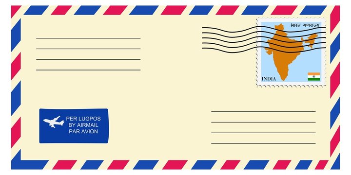 letter to/from India
