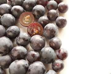 Japanese Autumn fruit, grapes