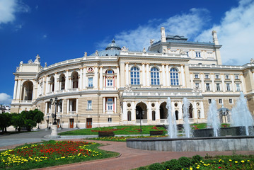Fototapeta premium Public opera theater in Odessa Ukraine