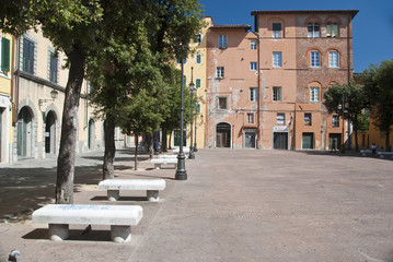 Fototapeta na wymiar Plac Gruszka, Pisa, Włochy