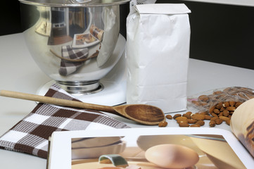 Vorbereitung zum backen