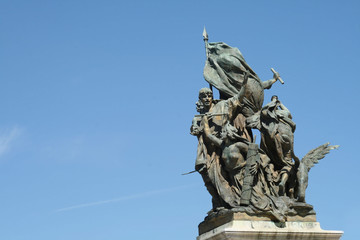 Roma, statua del Vittoriano