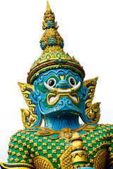 Guardian statue at the temple