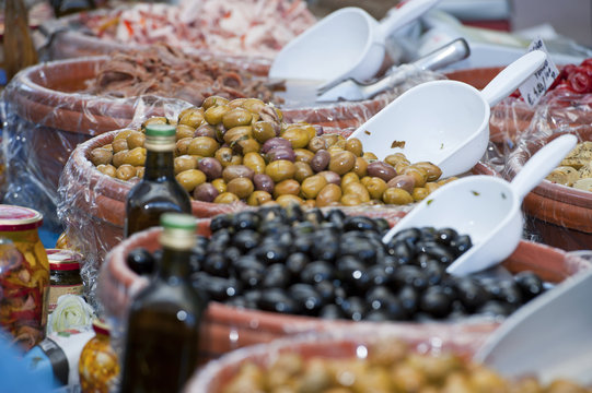 étale d'olives