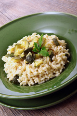 risotto alle zucchine