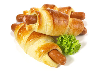 Wiener Würstchen im Schlafrock