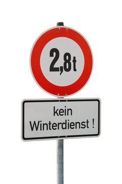 Kein Winterdienst