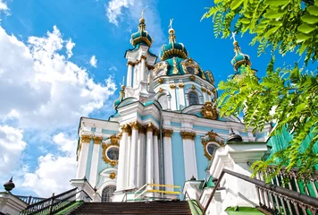 Tuinposter St Andrew& 39 s Church, Kiev © Konstantin Yolshin