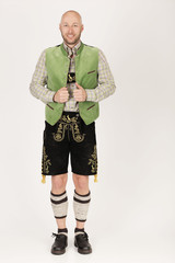 Tracht Lederhose schwarz