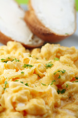 scrambled eggs