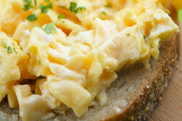 scrambled eggs
