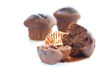 tasty chocolate muffin