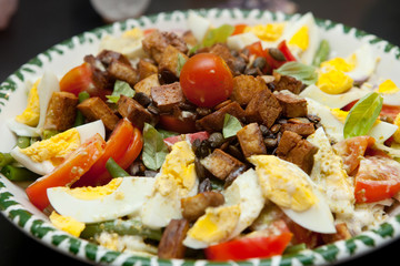 Salade composée au tofu