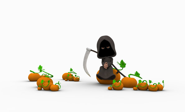 cute little grim reaper