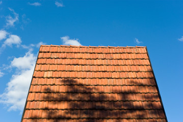 Red tile roof