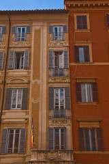 Fototapeta na wymiar Historic buildings in Rome, Italy