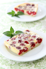 Raspberry (Clafoutis) Pudding