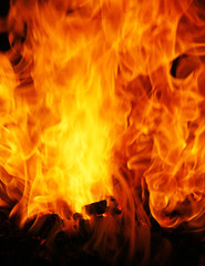 Das lodernde Feuer - The burning Fire