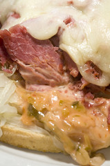 reuben sandwich corned beef swiss cheese