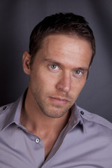 Obraz premium Man portrait serious