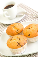 cupcake  and coffee