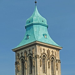 Obraz premium Turm der St. Martini-Kirche in MÜNSTER / Westfalen