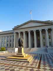 Naklejka premium The Treausry Department, Washington DC