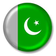 3D Pakistan Flag Button