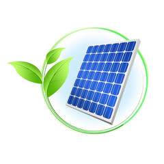 Solar Panel Logo © puckillustrations