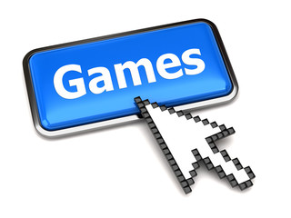 Games button and arrow cursor