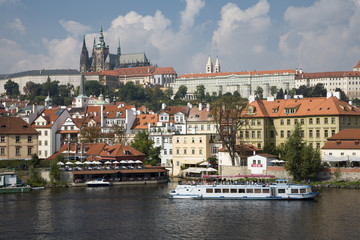 Prague - st. Vitus cathedral and the castle