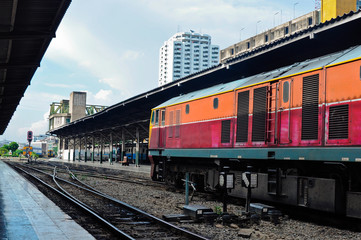 Fototapeta premium Diesel electric locomotive
