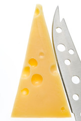 porcion de queso emmental