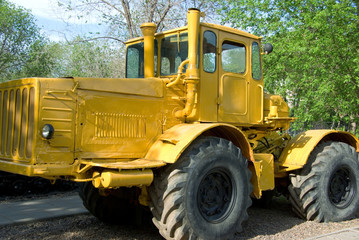Old tractor second half of XX century