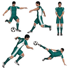 Fototapeta premium Football player