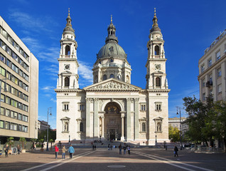 Fototapeta na wymiar Bazylika św Istvan w Budapeszcie