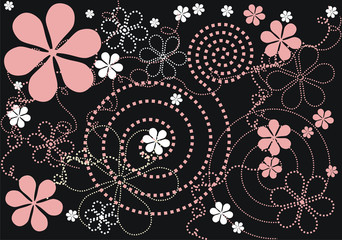 abstract flower (pink)