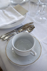 Cutlery at the restaurant