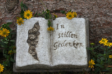 Naklejka premium In stillen Gedenken