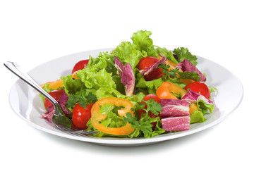 salad with vegetables