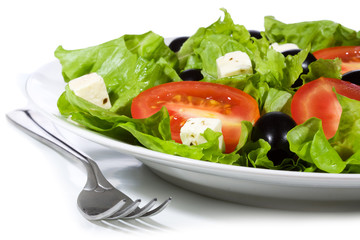 salad with vegetables