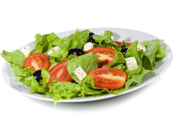 salad with vegetables