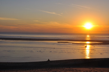 coucher de soleil sur la dune du pyla 9