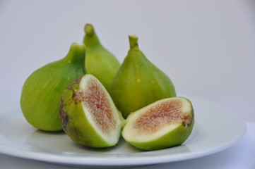 Figs isolated in a white background
