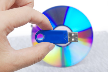 USB disk with DVD