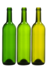 Empty wine bottles