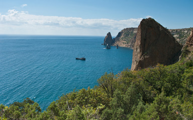 A view of bay in Crimea